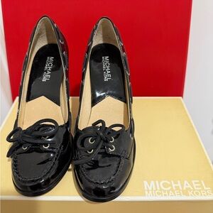 Michael Kors Black Patent Leather Heels